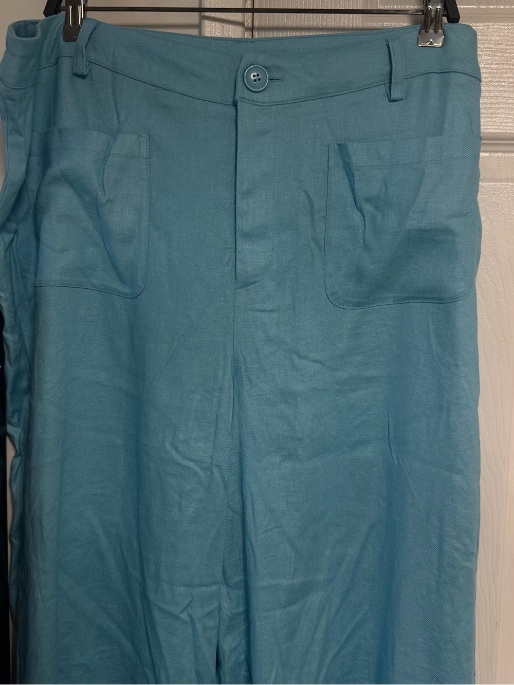 Forever 21 Baby Blue Straight Leg Pants
